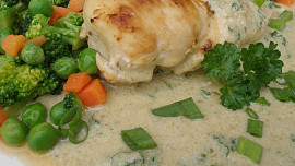 Kuřecí v podmáslové marinádě s křenem