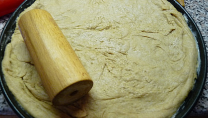Kynutý borůvkový koláč od Tejajky - CRISP, ve formě urovnání těsta