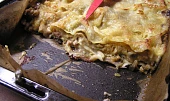 Lasagne s masem a lilkem