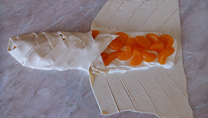 Mandarinkový štrůdlík