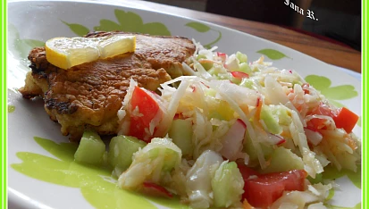 Marinovaný steak ze žraloka