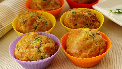 Medvědí muffiny s klobásou