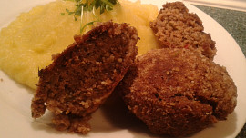 Mleté čočkovo-zeleninové, sójové řízečky