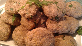 Mleté čočkovo-zeleninové, sójové řízečky