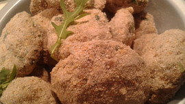 Mleté čočkovo-zeleninové, sójové řízečky