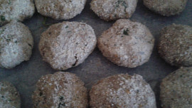 Mleté čočkovo-zeleninové, sójové řízečky