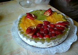 Nepečený ovocný dort II.