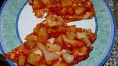 Ovocné pizzy v MW - těsto podle Jikotky - CRISP (ananasová)
