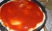 Ovocné pizzy v MW - těsto podle Jikotky - CRISP, rajčatové pyré