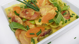 Párky s dijonskou omáčkou