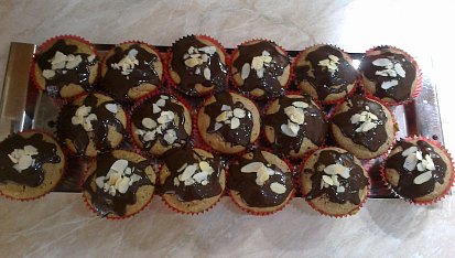 Perníkové muffiny s čokoládou