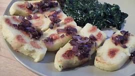 Plněná polenta