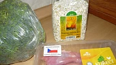 Pohanka s brokolicí a kuřecím masem, hlavní přísady