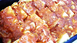Polenta zapečená s rajčatovou omáčkou