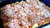 Polenta zapečená s rajčatovou omáčkou