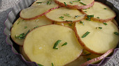 Rozmarýnové pečené bramborové placičky