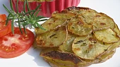 Rozmarýnové pečené bramborové placičky