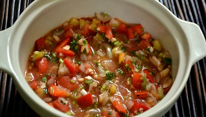 Salsa z Chile -Pebre