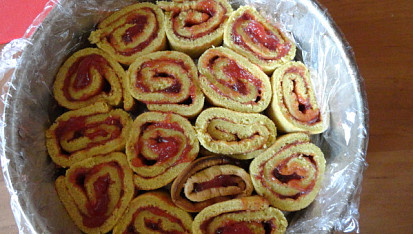 Skořicový roládový dortík