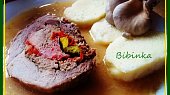 Vepřová roláda dušená v hlívové omáčce, Vepřová roláda dušená v hlívové omáčce