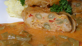 Zelné závitky pikant bezmasé