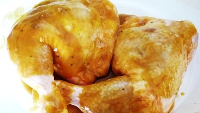Zlaté kuře s hořčično - medovou omáčkou
