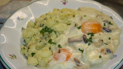 Žluté fazolky v sladkokyselé omáčce z kefíru