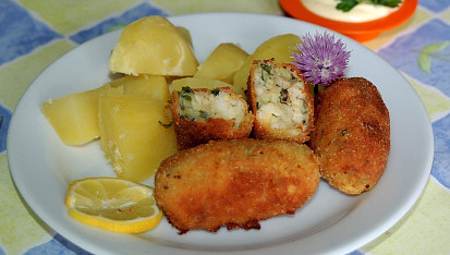 Bramborovo-rybí karbanátky