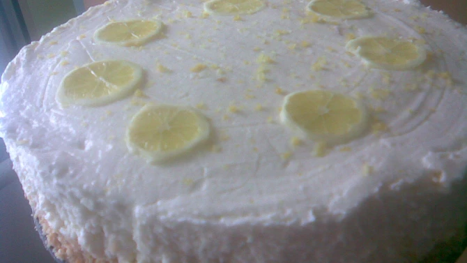 Citronový cheesecake