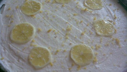 Citronový cheesecake
