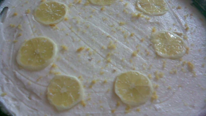 Citronový cheesecake