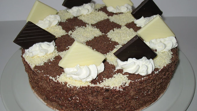 Čokoládový dort s krémem z mascarpone