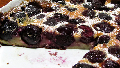 Francouzská třešňová bublanina (Clafoutis)