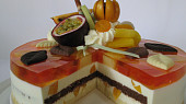 Jogurtový dort (s exotickým ovocem)
