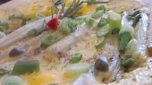 Kaparovo-chřestová omeletka -narychlo
