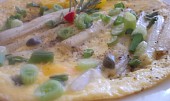 Kaparovo-chřestová omeletka -narychlo