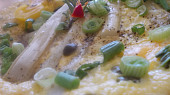 Kaparovo-chřestová omeletka -narychlo