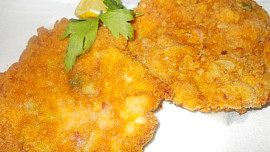 Křehké kuřecí řízky s klobáskovou chutí a vůní