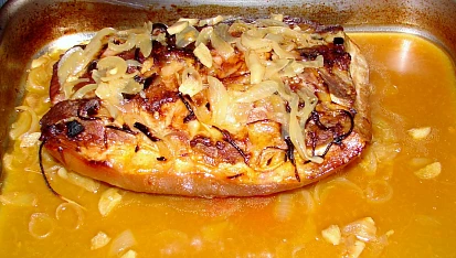 Loštická kapsa z boku