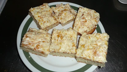 Mandarinkové hrk hrk řezy