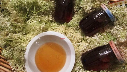 Med (sirup) z květů černého bezu