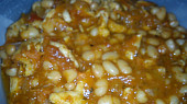 Mexický kuřecí guláš, fazolový guláš