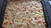 Pasecká "pizza", Takto vypadá hotová mňamka na velkém plechu...