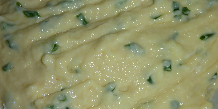 Pažitkovo - sýrové noky do polévky