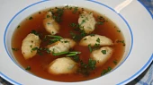 Pažitkovo-sýrové noky do polévky