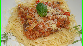 Pikantní mleté maso na špagety