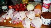 Prvomájové provensálské kuře, ingredience..,