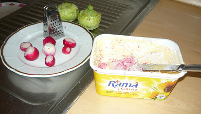 Ředkvičkovo - česneková Rama