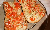 Rychlá bruschetta (Zapečené bruschetty)