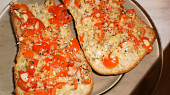 Rychlá bruschetta, Zapečené bruschetty